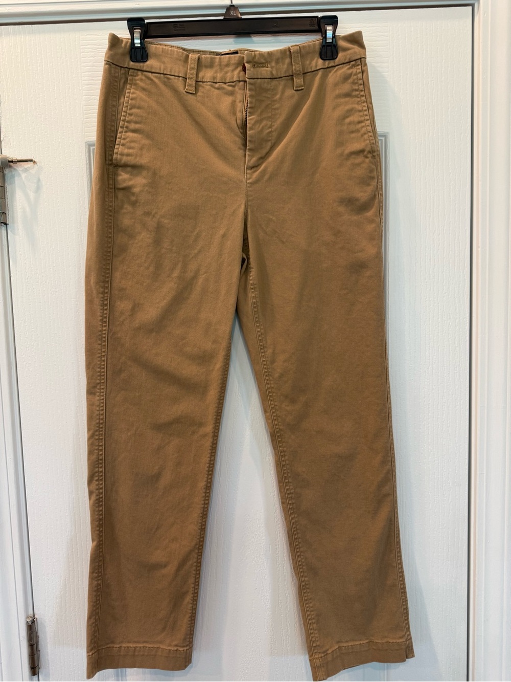 J. Crew Women's Girlfriend High-rise Tan Chinos Cropped
